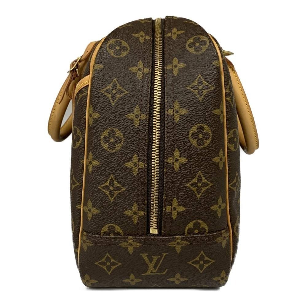 Louis Vuitton Monogram Deauville Vanity Bowling Brown
